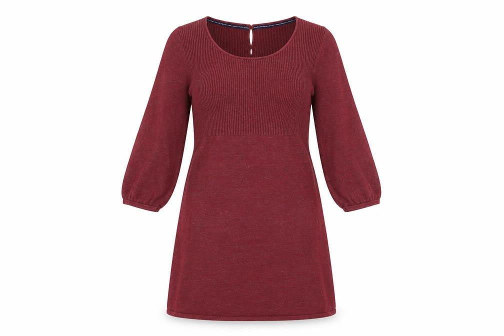 FatFace Women's Red Shift Dress Size 10 Cotton