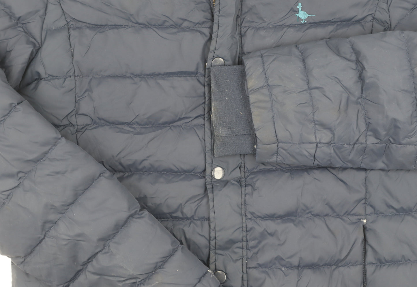 Jack Wills Unisex Blue Puffer Jacket M, Winter Ready