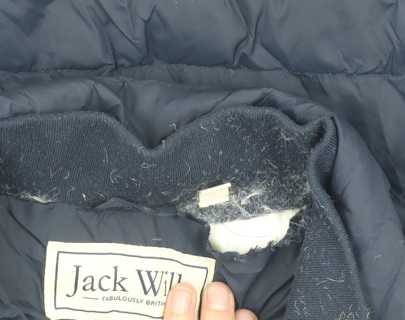 Jack Wills Unisex Blue Puffer Jacket M, Winter Ready