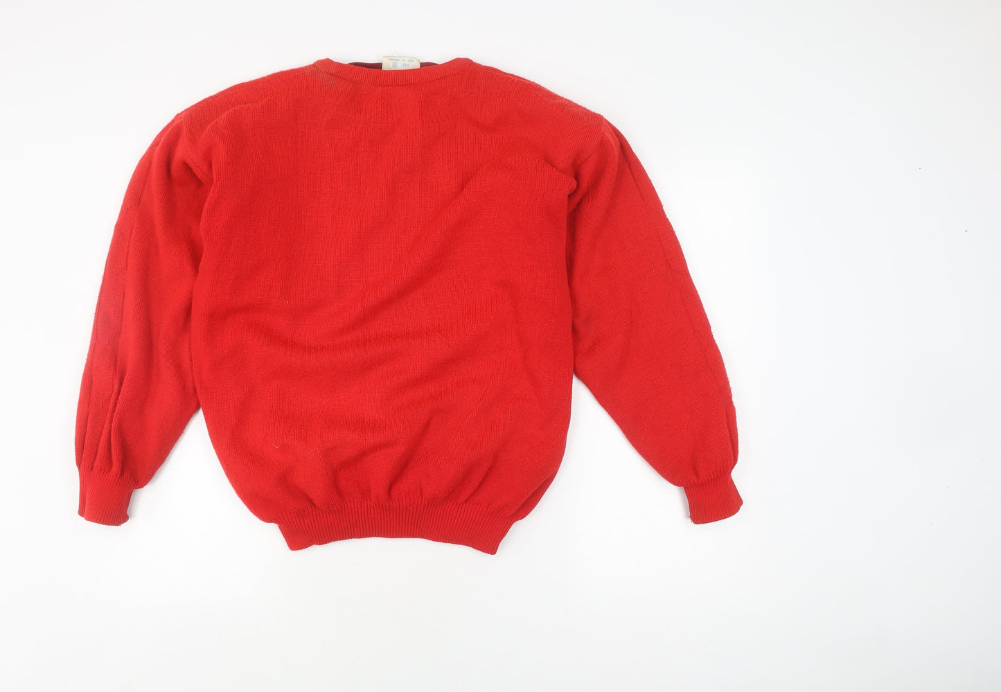 Wayfarer Men's Red Pullover Jumper S - Vintage Knit