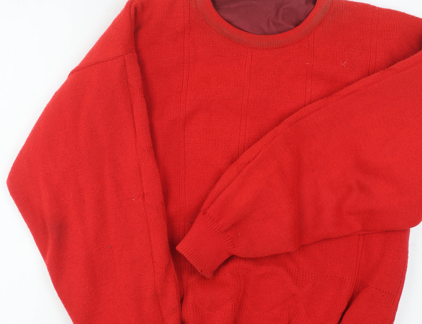 Wayfarer Men's Red Pullover Jumper S - Vintage Knit