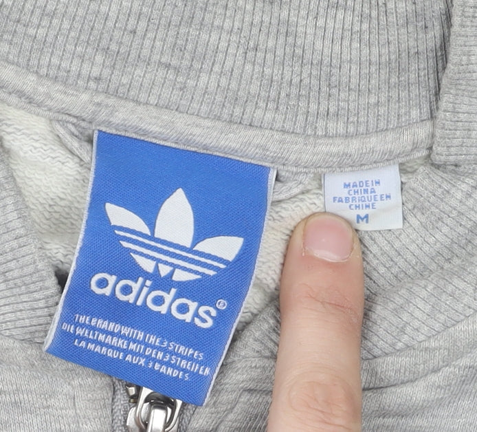 Adidas Men's Grey Basic Jacket M - Casual Style