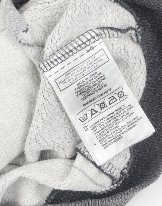 Adidas Men's Grey Basic Jacket M - Casual Style