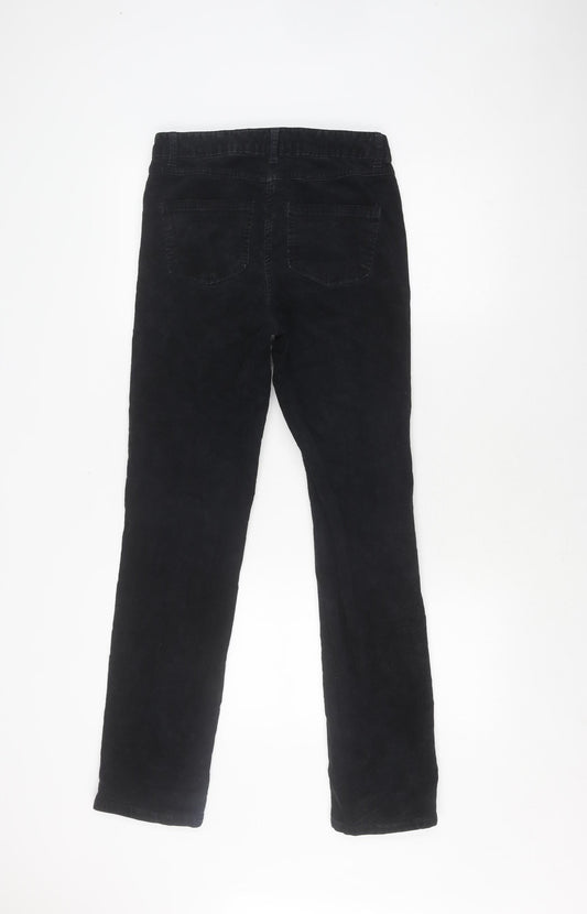 Marks & Spencer Women's Black Trousers - Size 8, Casual Wear