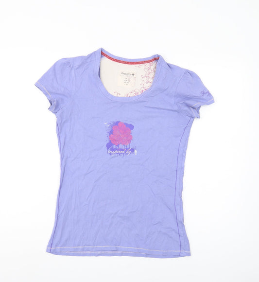 Regatta Women's Purple T-Shirt, Size 10, Casual Style