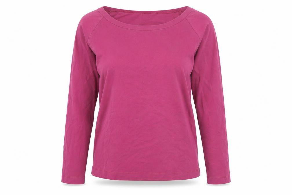Womens UK Size 10 Lands' End Pink Cotton Blend T-Shirt
