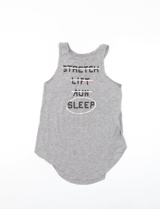 Hollister Women's Grey XS Tank Top, Gym, Sleep