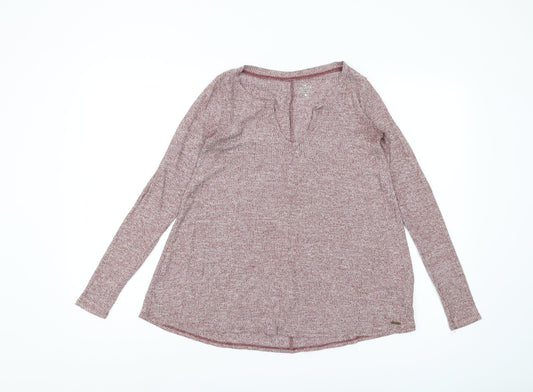 Hollister Women's Red XS Jersey Long Sleeve Knit Top