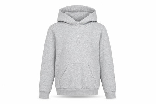 Adidas Boys Grey Pullover Hoodie 9-10 Years - Lightweight & Hooded