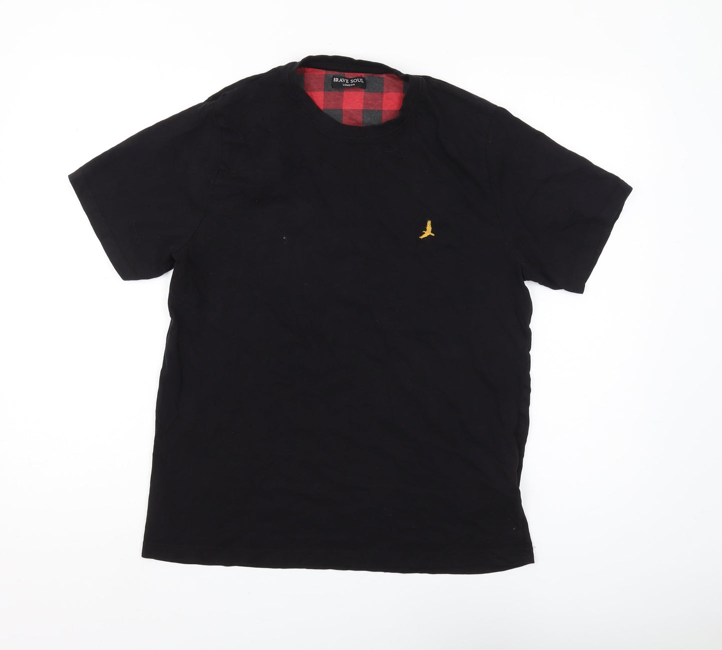 Brave Soul Men's Black Short Sleeve T-Shirt, M