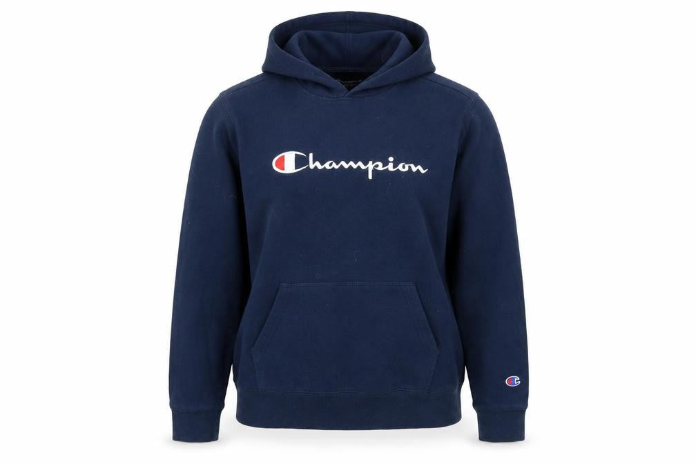 Womens UK XL Regular Champion Blue Pullover Hoodie