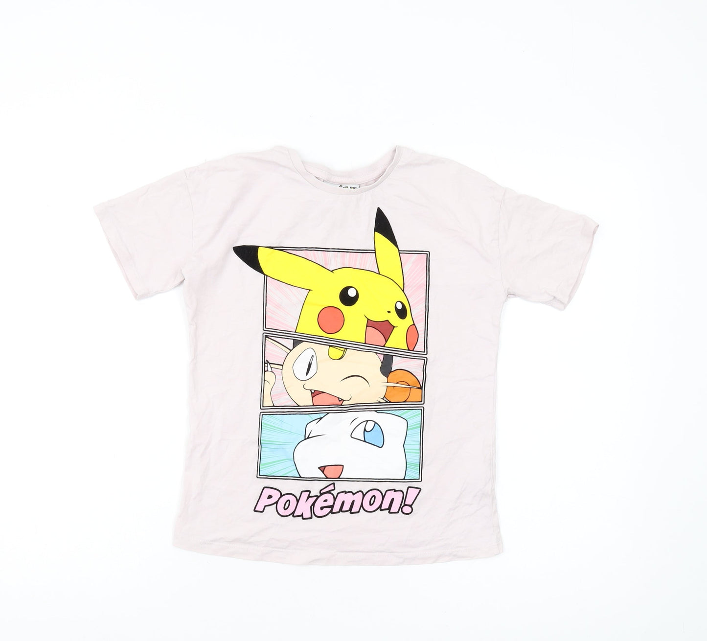 Pokémon Boys White Graphic T-Shirt, 10-11 Years, Casual Style