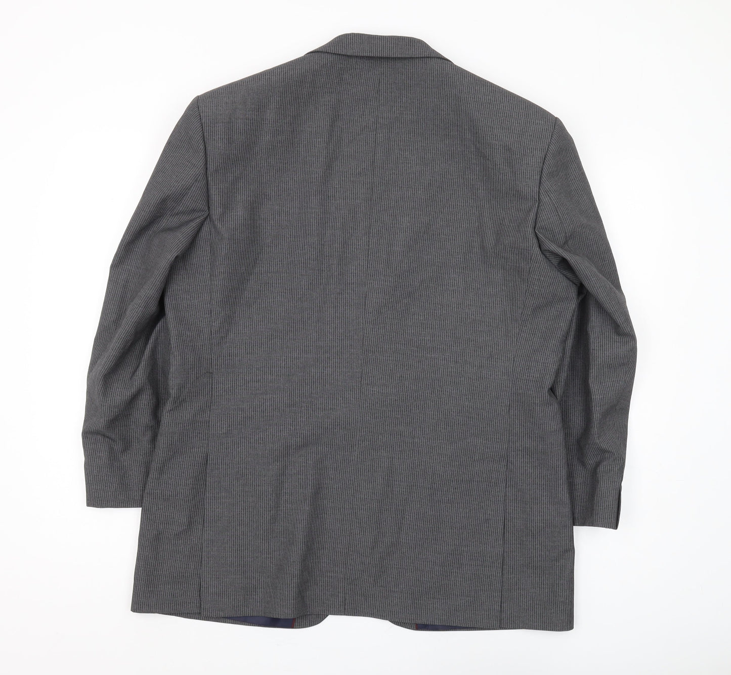 Thomas Nash Men's Grey Striped Blazer Jacket 42S
