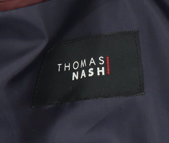 Thomas Nash Men's Grey Striped Blazer Jacket 42S