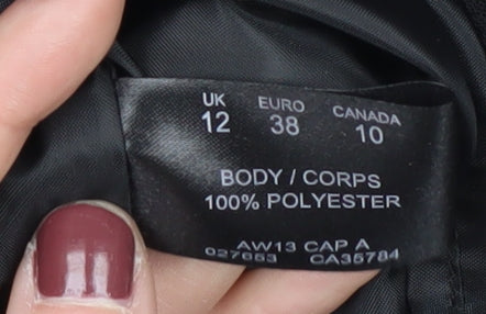 Precis Women's Black Pencil Skirt, Size 12