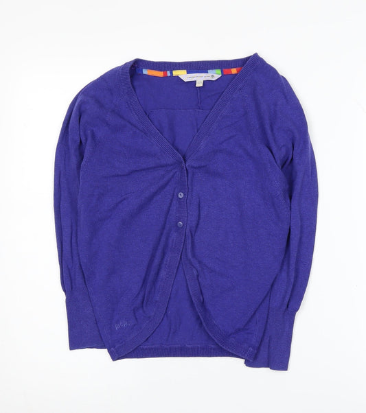 Fat Face Women's Purple Cardigan Size 10