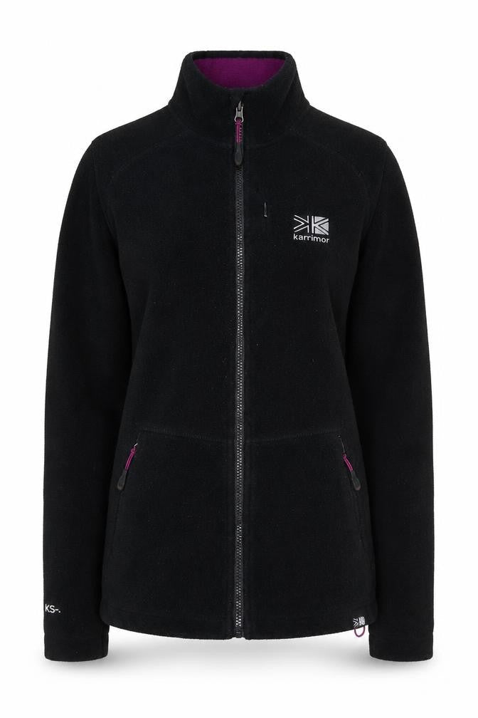 Womens UK Size 8 Regular Karrimor Black Polyester Jacket