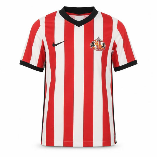 Nike Boys Red Striped Football Jersey T-Shirt M