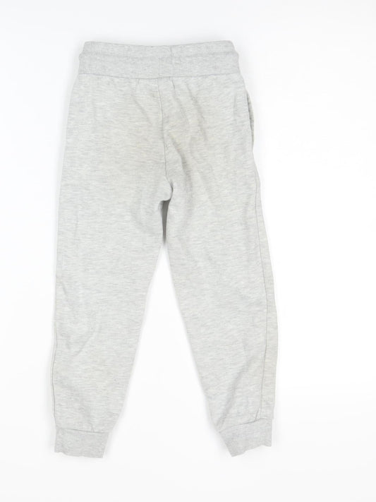 Marvel Boys Grey Jogger Trousers 4-5 Years with Superhero Theme