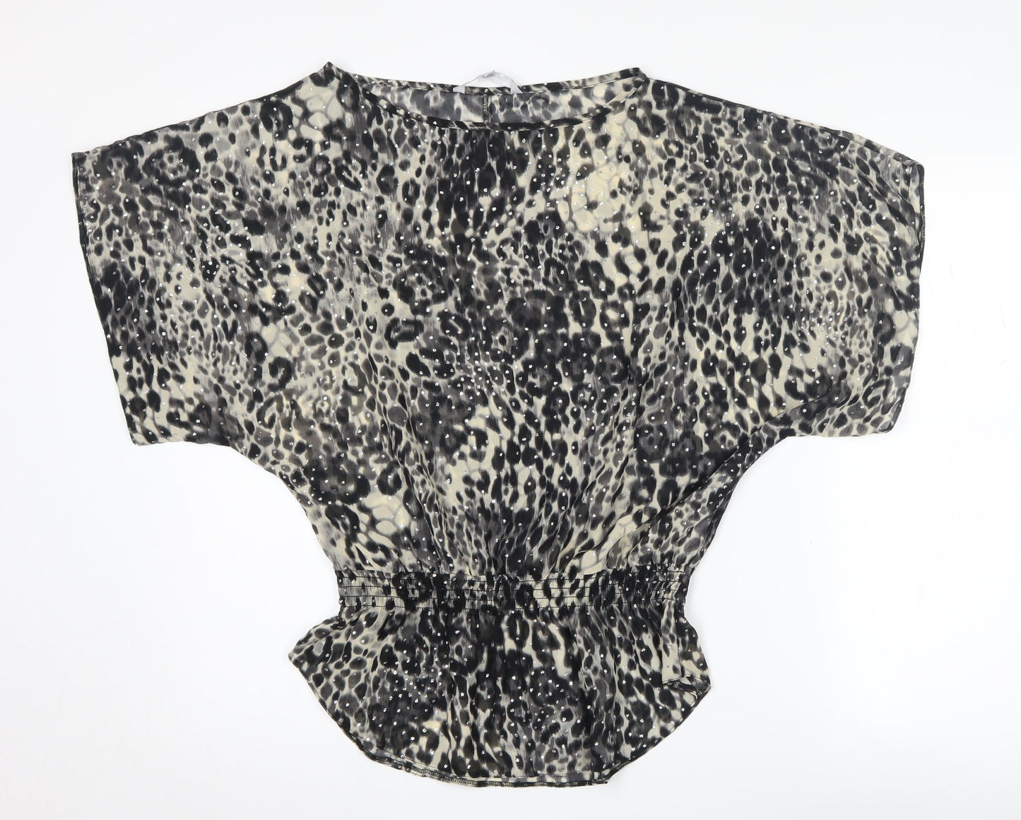 Red Herring Women's Multicoloured Animal Print Blouse Size 10