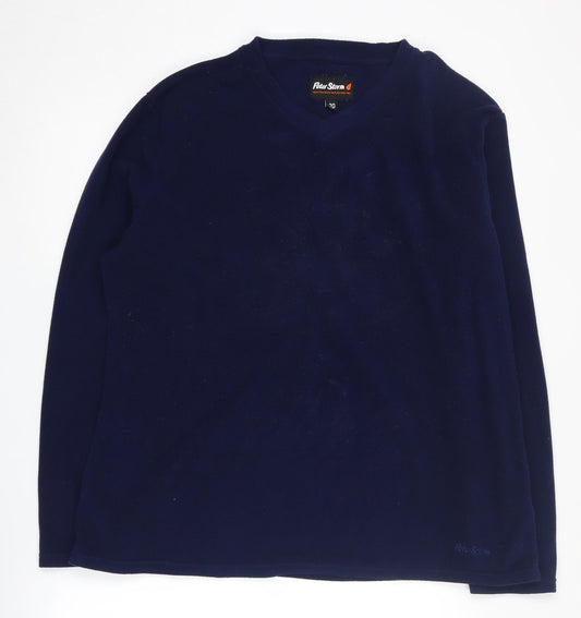 Peter Storm Women's Blue V-Neck Sweatshirt Size 20