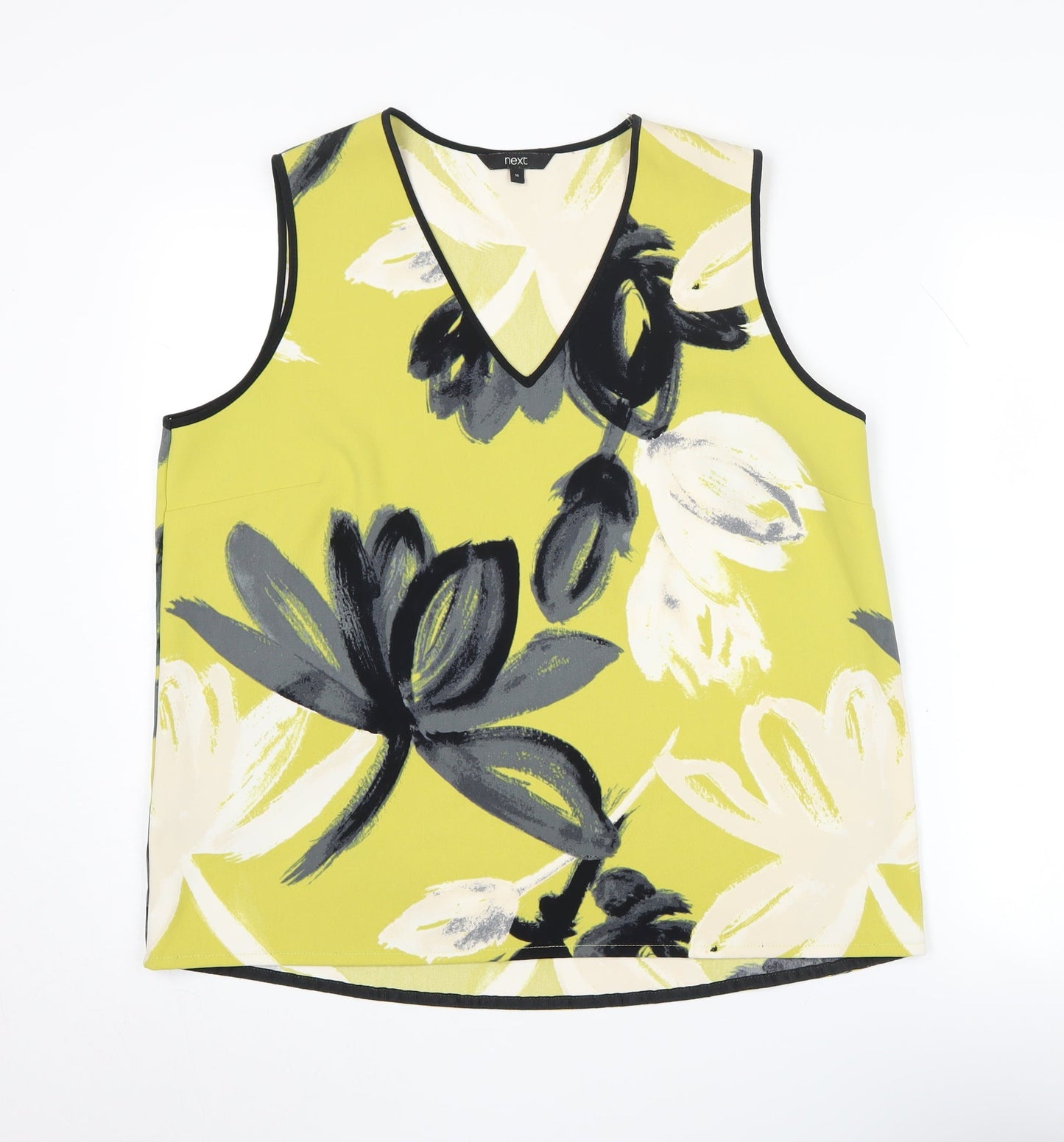 Next Women's Multicoloured Floral Tank Top UK 16