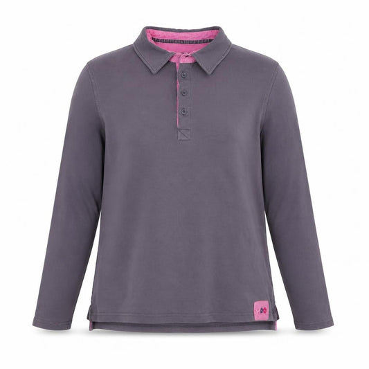 Tayberry Women's Grey Henley Sweatshirt Size 12