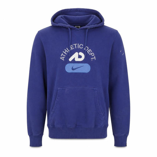 Nike Boys Blue Hoodie L Athletic Logo Pullover