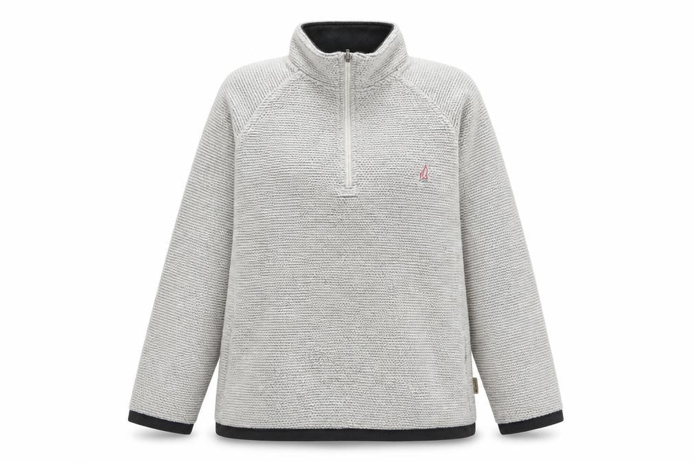 Front view of Duck and Cover Grey Pullover Sweatshirt, size 18