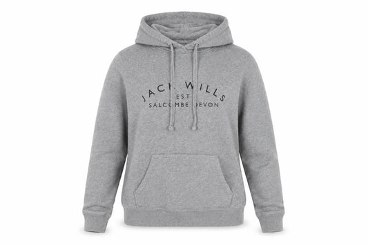Womens UK 8 Regular Jack Wills Grey Pullover Hoodie