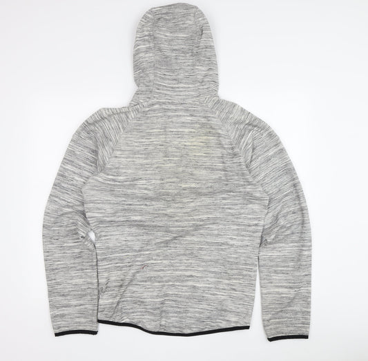Physiq Apparel Men's S Grey Full Zip Hoodie, Athletic Fit