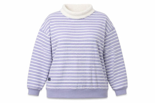Womens UK L Relaxed Joules Purple Pullover Sweatshirt