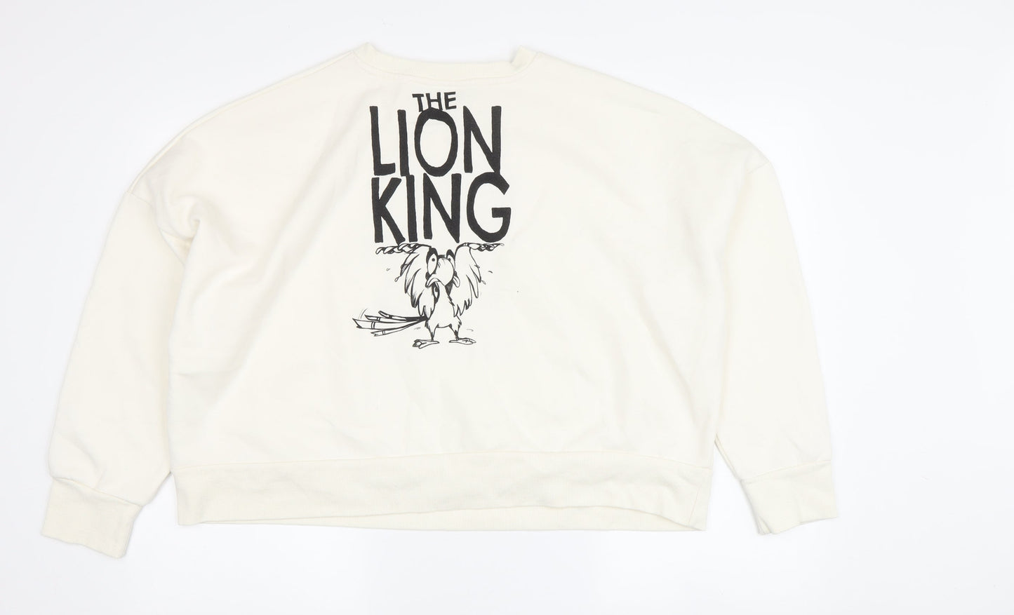 Disney Women's Ivory Lion King Sweatshirt L