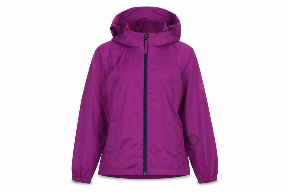 Decathlon Teens Purple Waterproof Rain Jacket Size 12