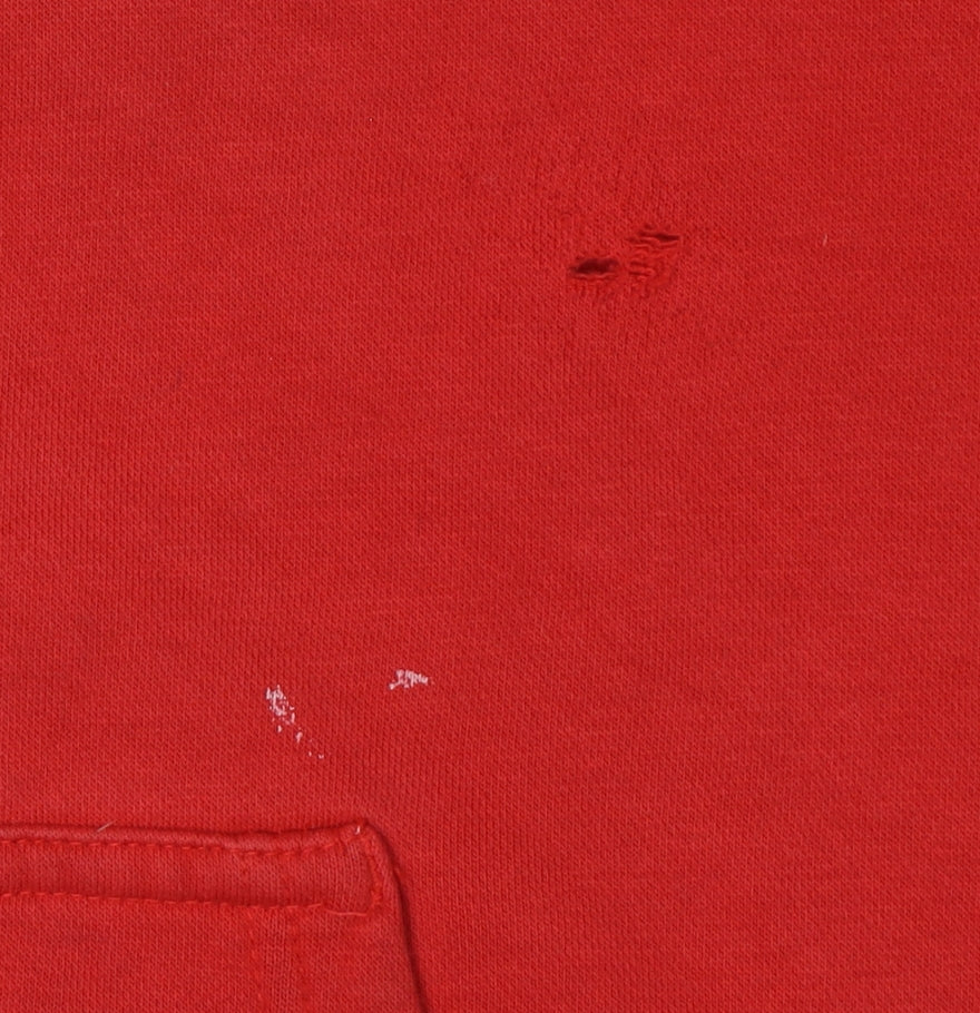 Nike Men's Red Pullover Hoodie L with Logo