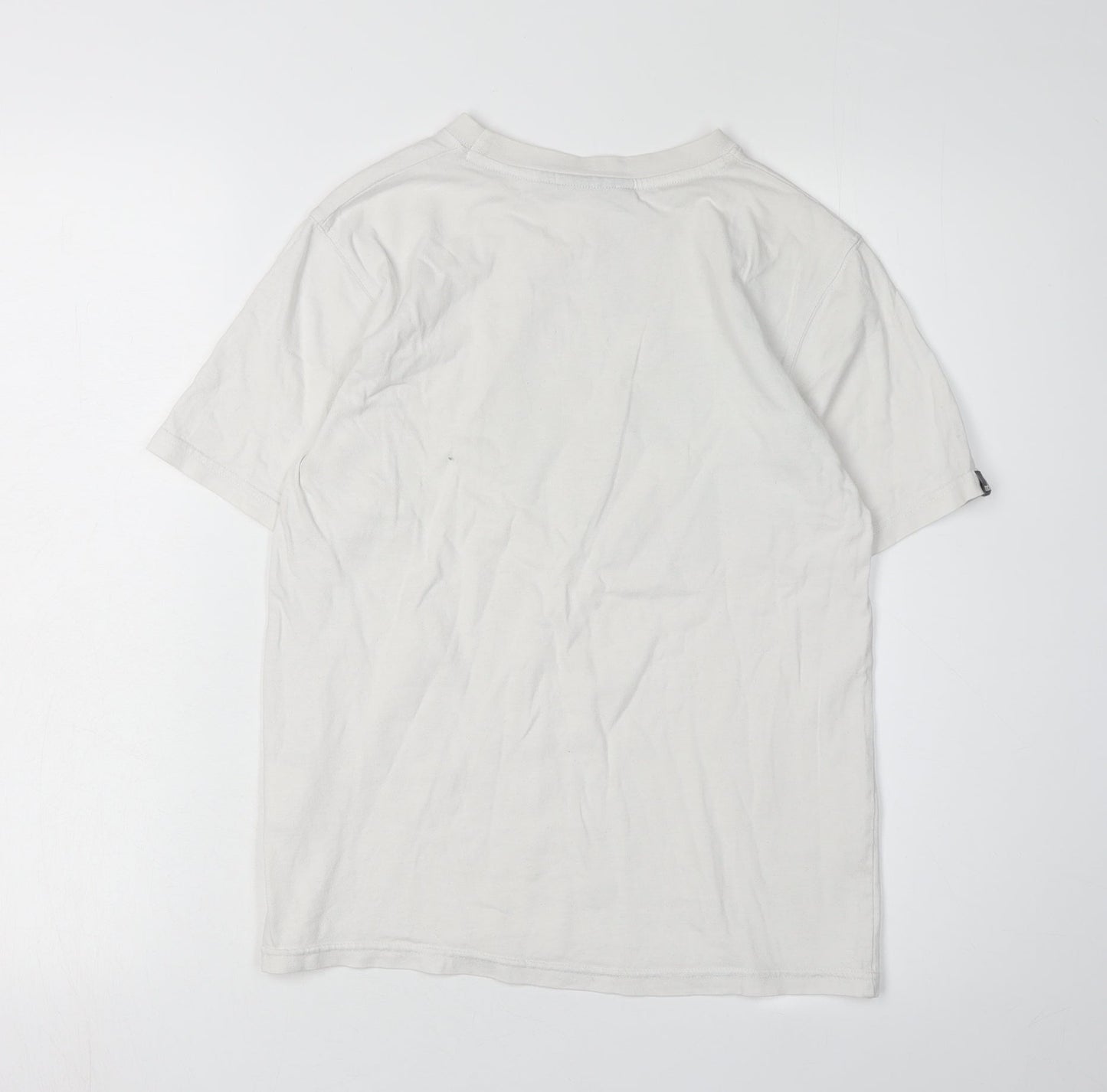 McKenzie Boys White Graphic Print T-Shirt M