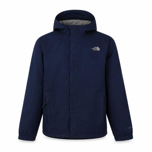 The North Face Boys Blue Rain Coat M - Waterproof Spring Autumn