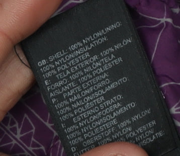 The North Face Women's Purple Puffer Jacket Size M