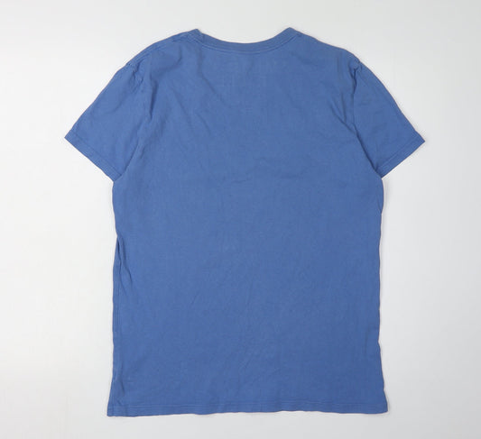 American Eagle Men’s Blue Graphic T-Shirt M