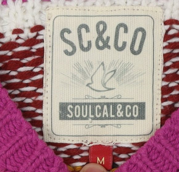 SoulCal & Co Women's Multicoloured Pullover Jumper M