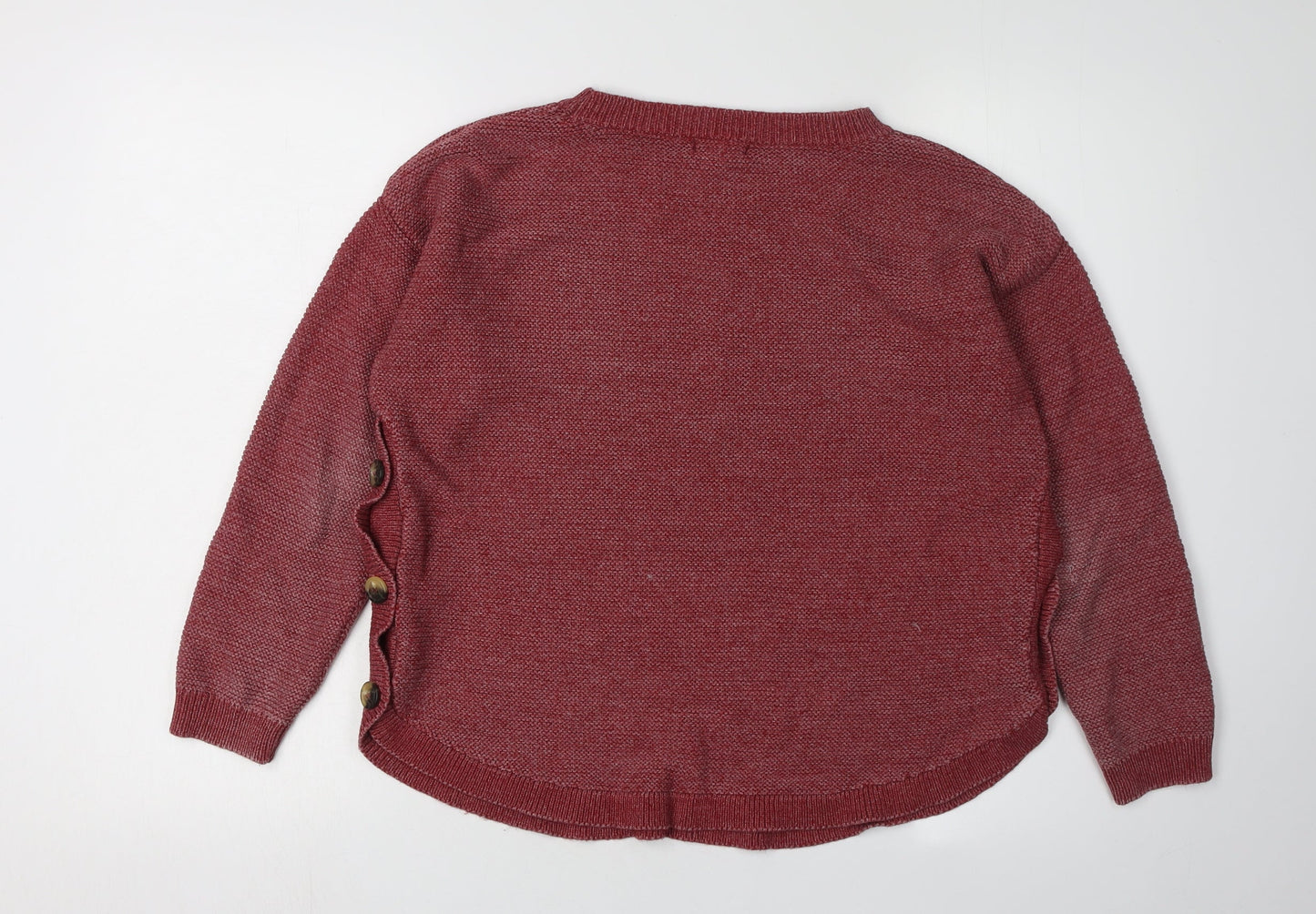 Fat Face Women's Red Pullover Jumper Size 10