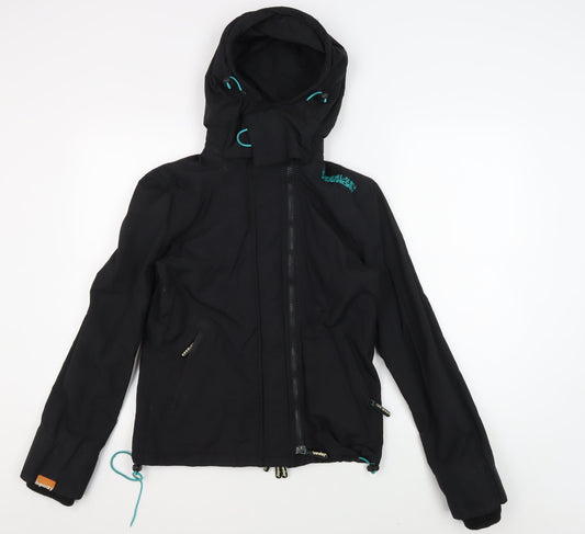 Superdry Women's Black Windbreaker Jacket XS