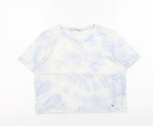 Pull&Bear Women's Tie-Dye T-Shirt, Multicoloured, S