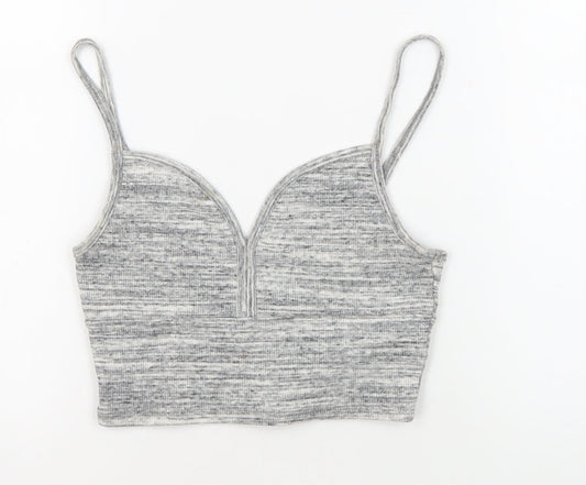 Hollister Women's Grey Camisole Tank Top, Size S