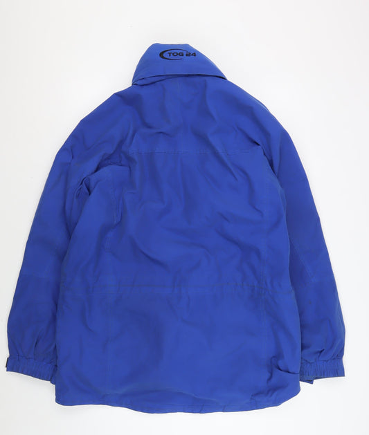 TOG 24 Men's Blue M Waterproof Rain Coat Jacket