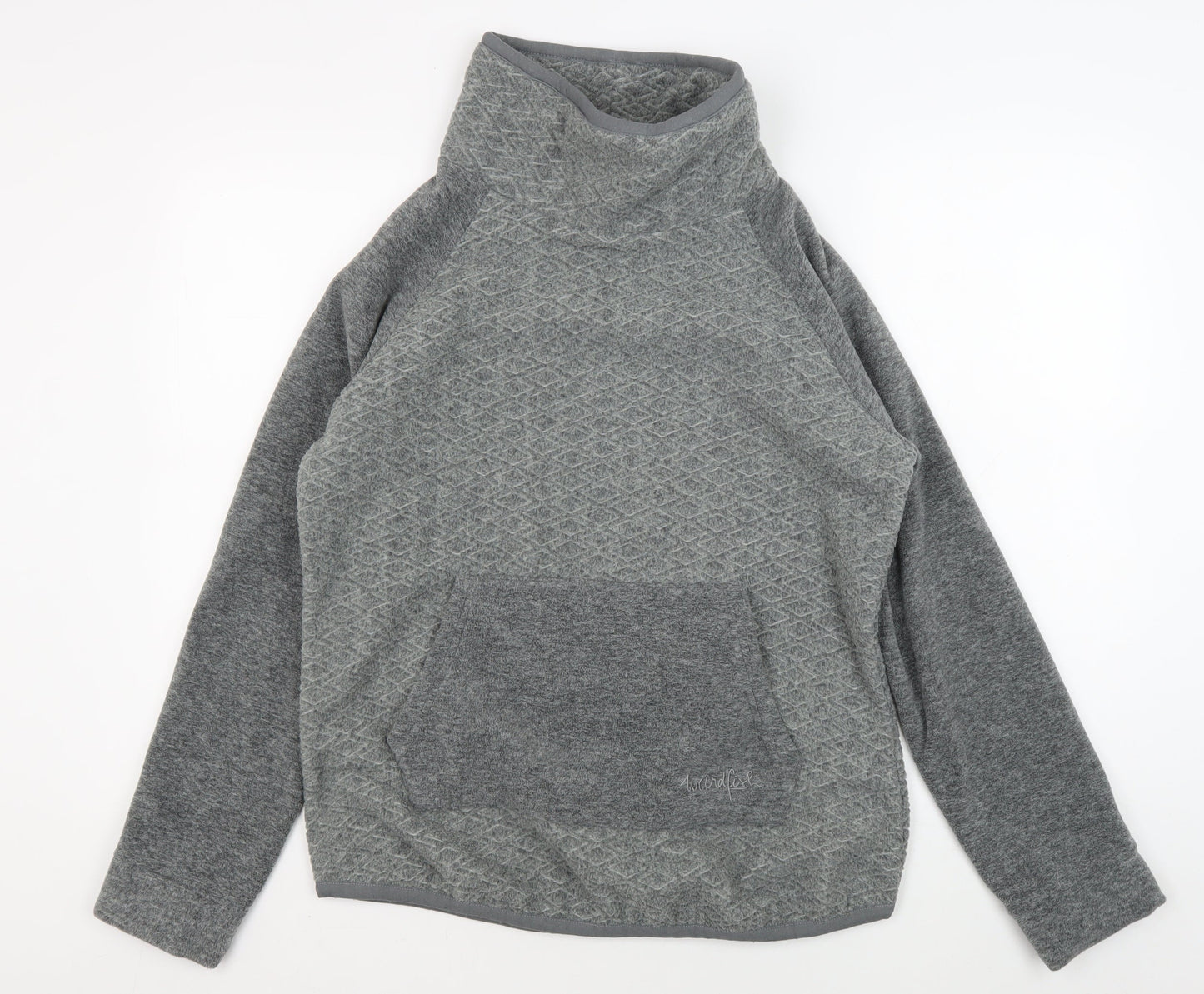 Weird Fish Women's Grey Pullover Sweatshirt Size 12