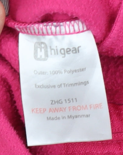 Hi Gear Women's Pink Fleece Jacket Size 14