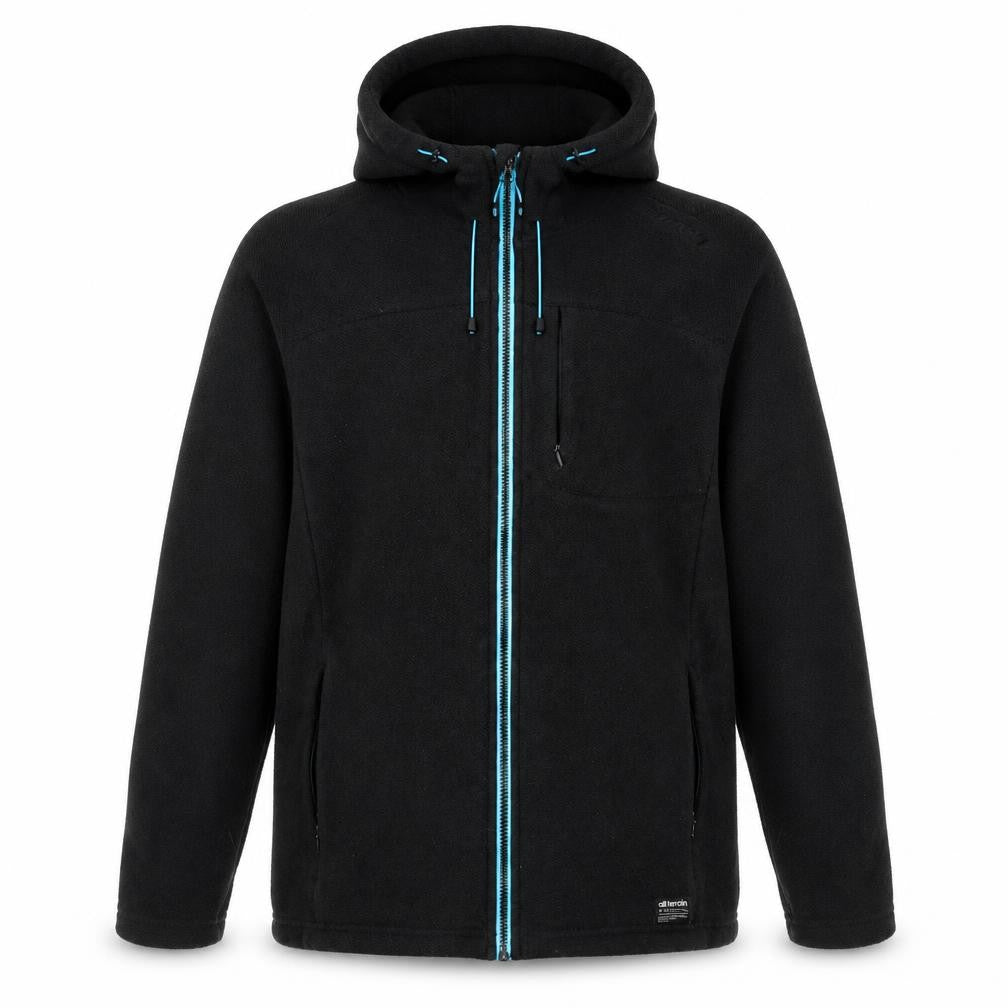 All Terrain Unisex Black Hooded Jacket 16 Plus Outdoor