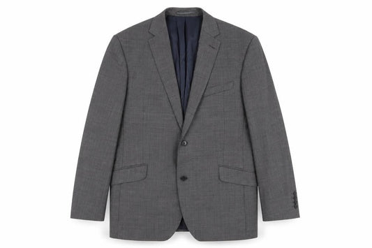 Mens 44 Chest Regular Austin Reed Grey Two-Button Blazer