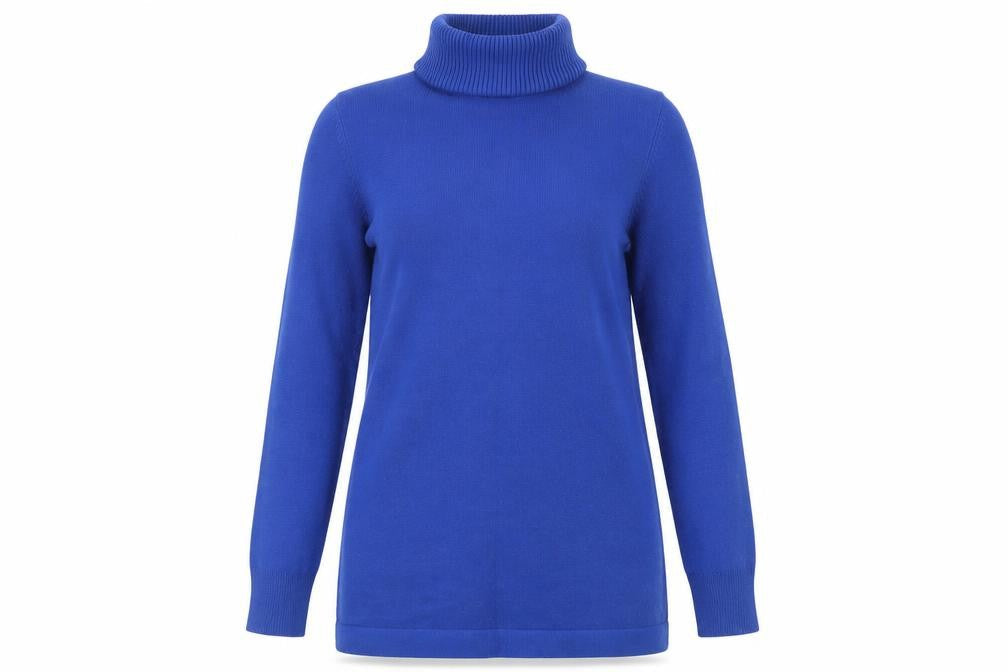 Front view of French Connection Women's Blue jumper M